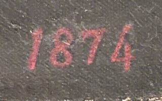 Année 1784 sur le Sacré-C&oelig;ur de JésusÉglise de Jouy-le-Châtel - Sans repèreLa date est en bas à droite.On retrouve également cette date sur la croix du Corbier.