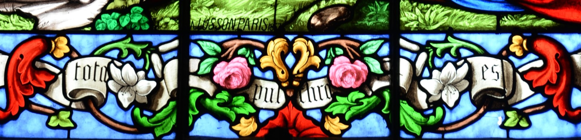 Phylactère et signature