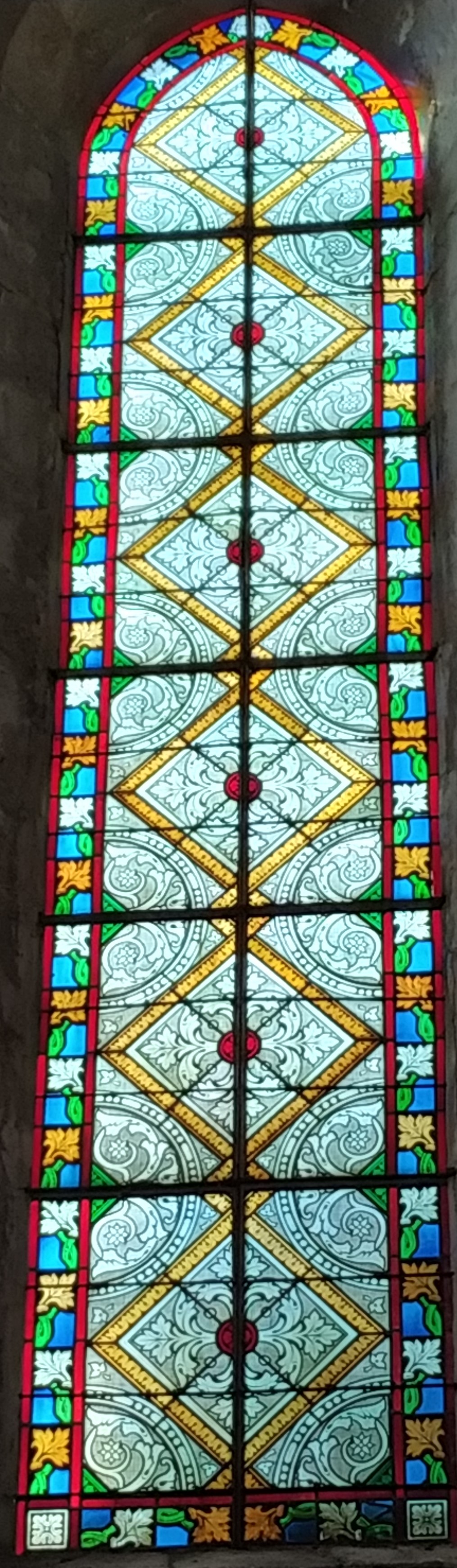4 - Vitrail aux acanthes