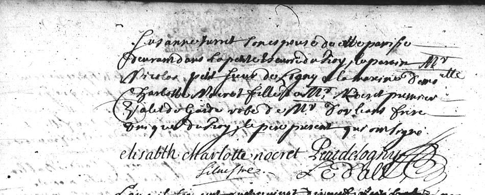 Naissance de Nicolas-Charles de Silvestre - Document 2