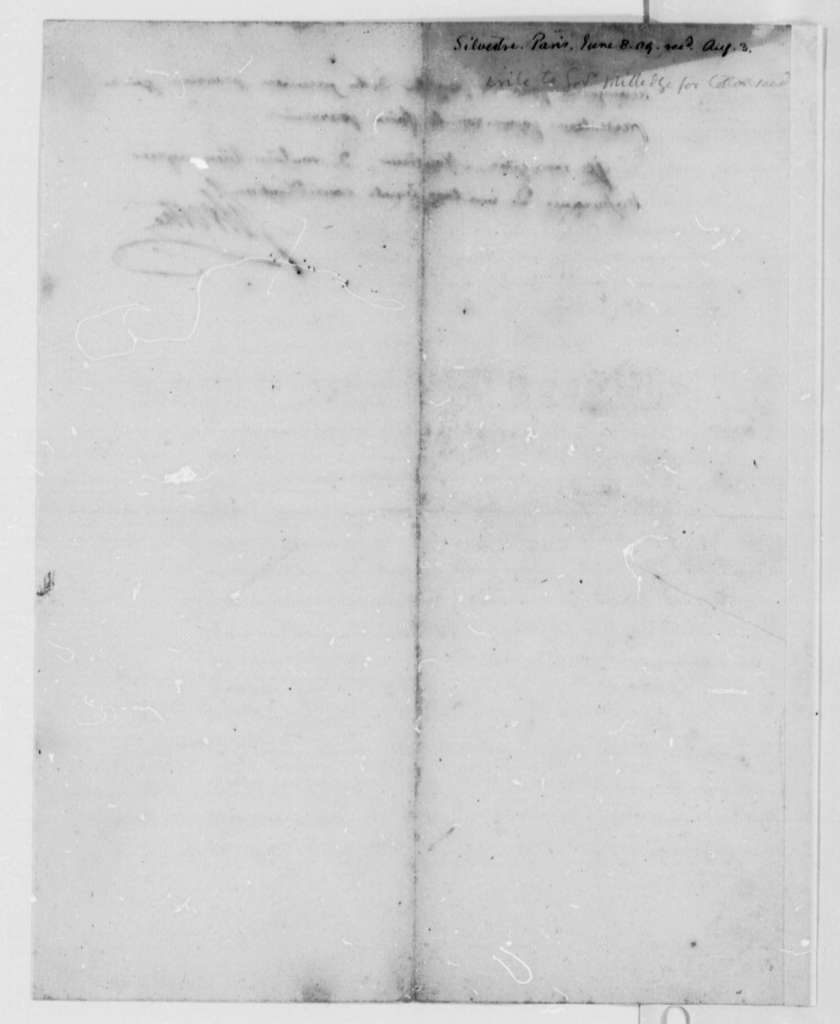 Lettre de Augustin-François de Silvestre à Thomas Jefferson - Page 4