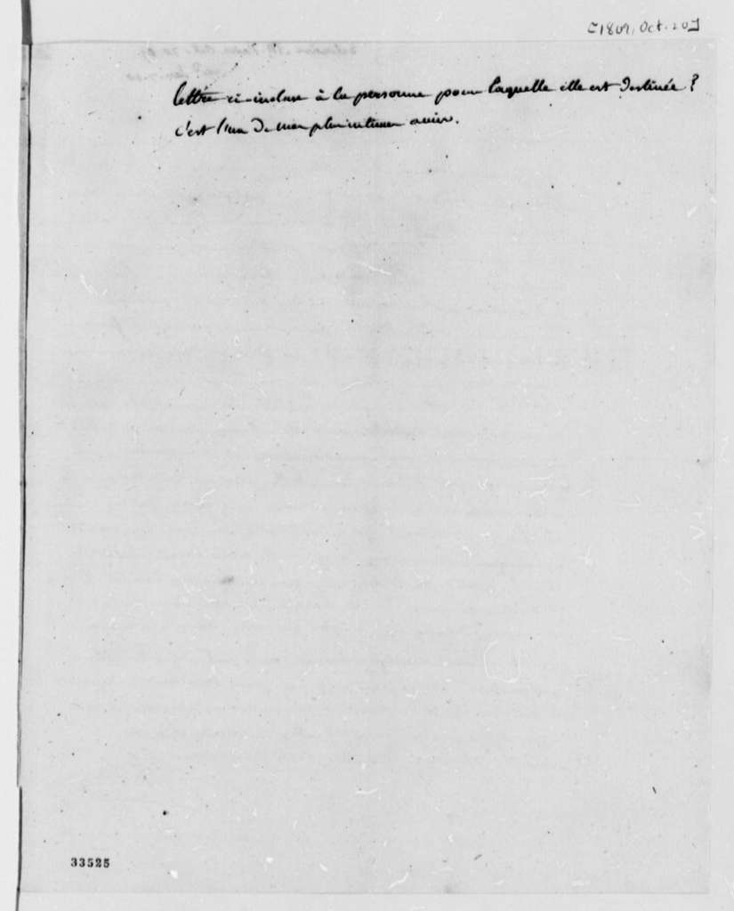Lettre de Augustin-François de Silvestre à Thomas Jefferson - Page 3