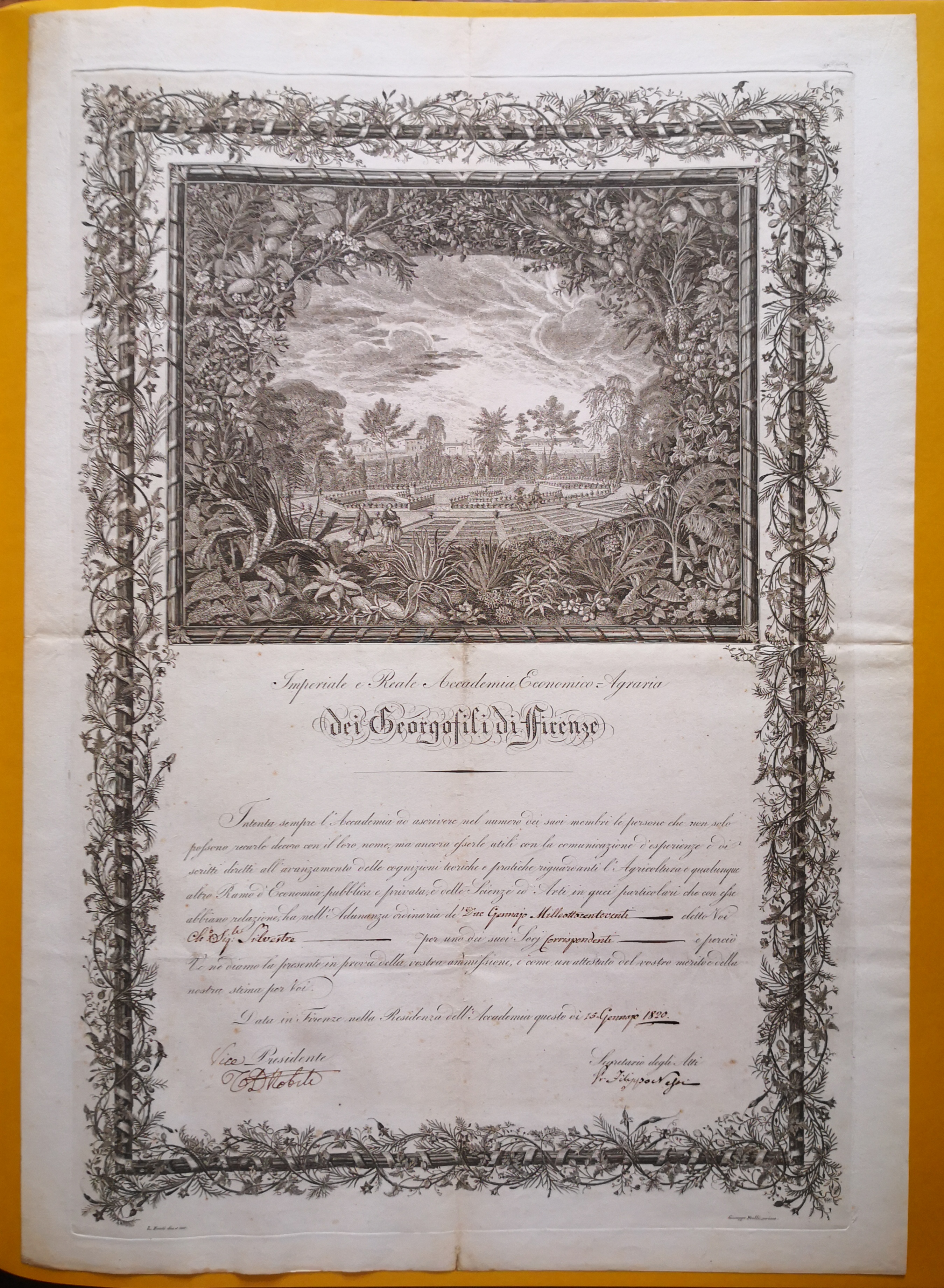  Diplôme de correspondant de l