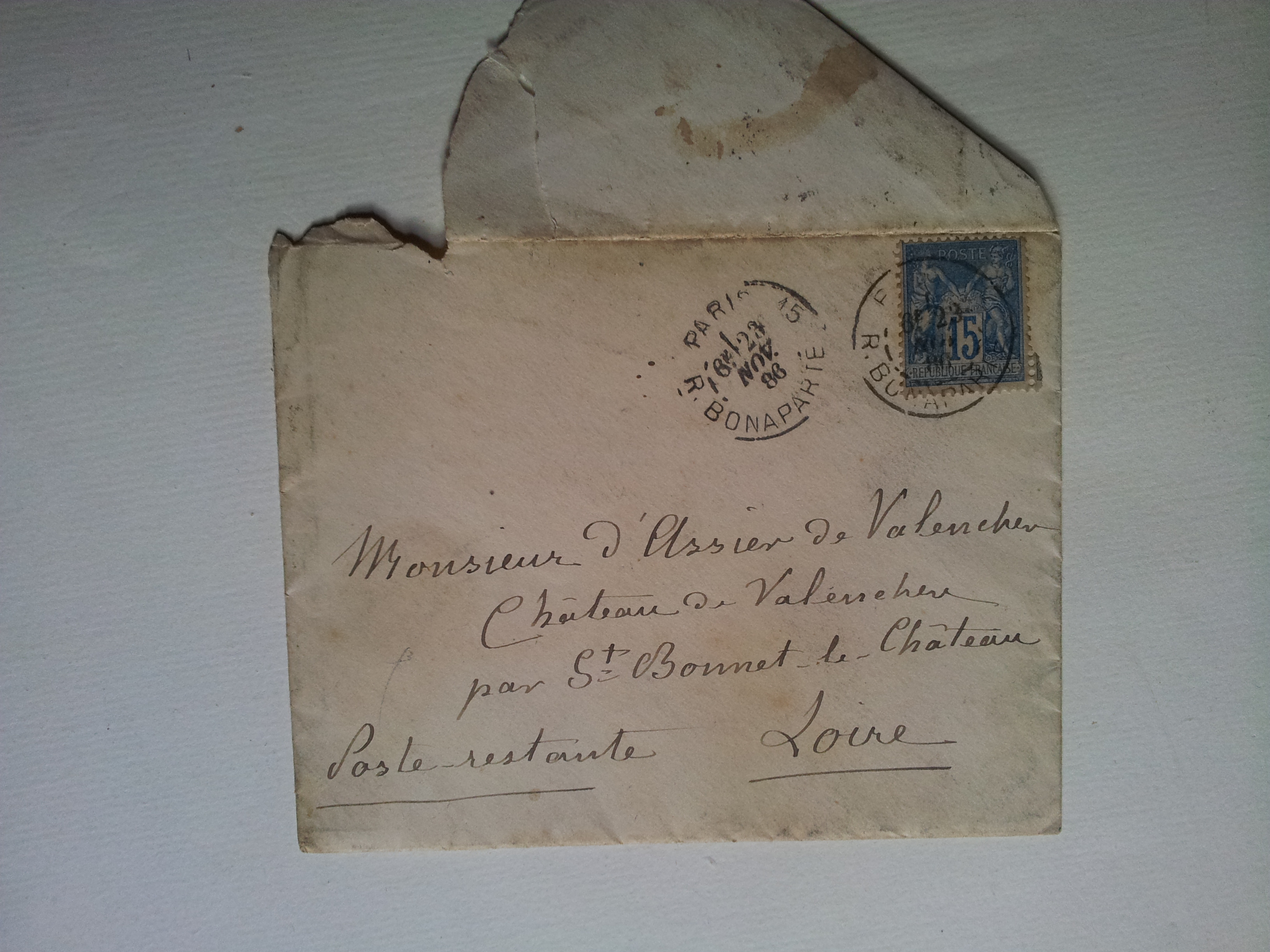  Etat de la Fortune de Franz de Silvestre à M. d