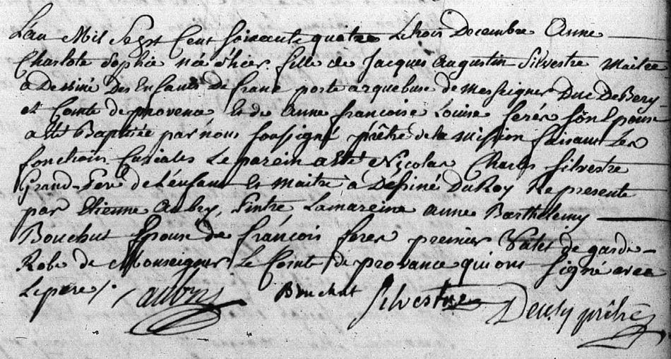 Naissance - Document 1