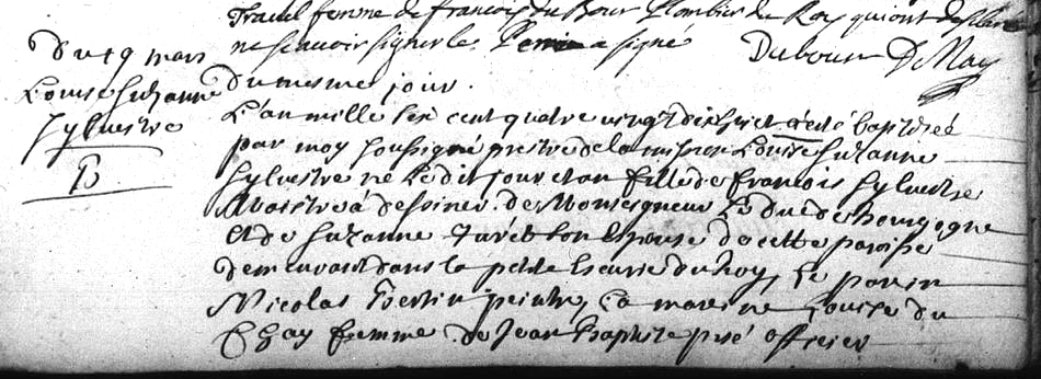 Naissance - Document 1