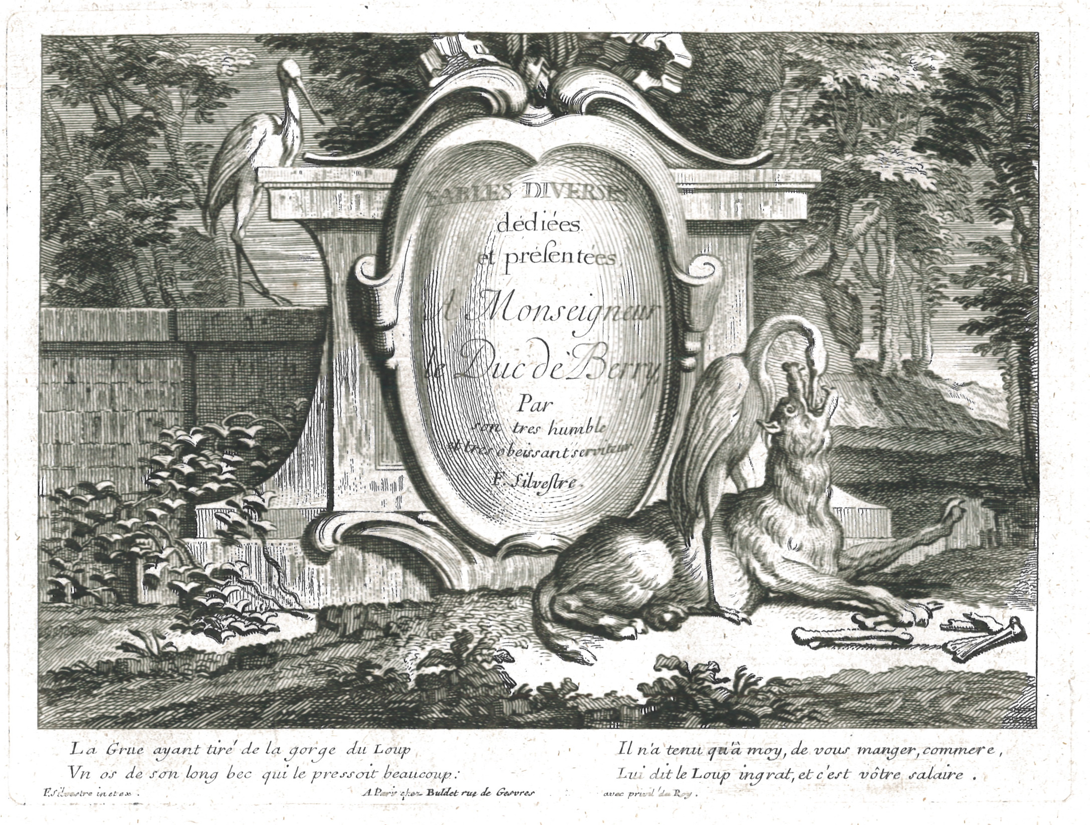 Fables diverses présentées et dédiées à Monsieur le Duc de Berry
