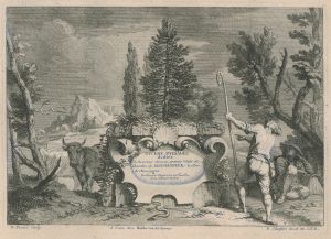 Divers Paysages dédiez à Monsieur Moreau, premier valet de chambre de Monseigneur le Duc de Bourgogne par Charles-François Silvestre