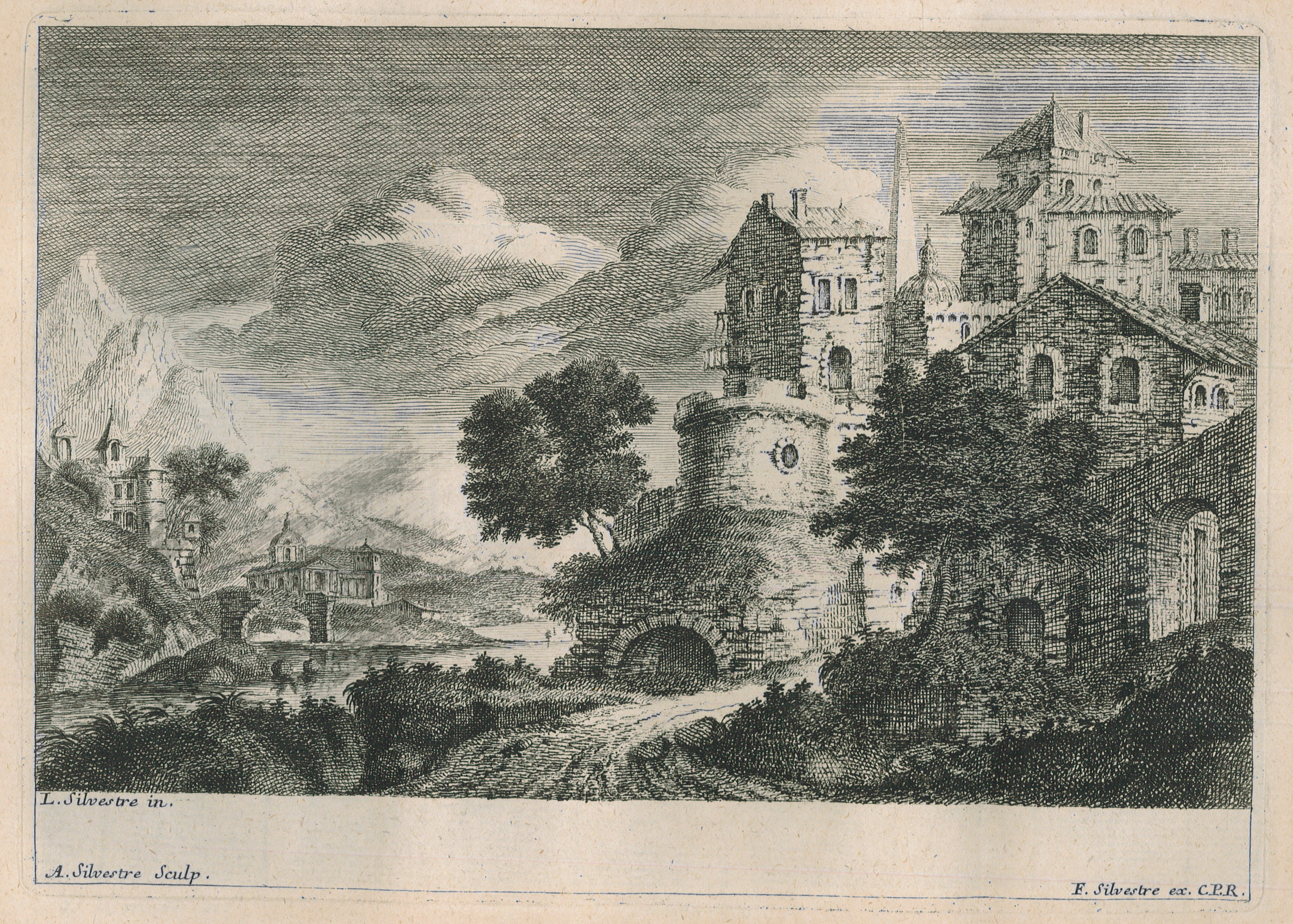 Deux villages, de part et d'autre d'une rivière