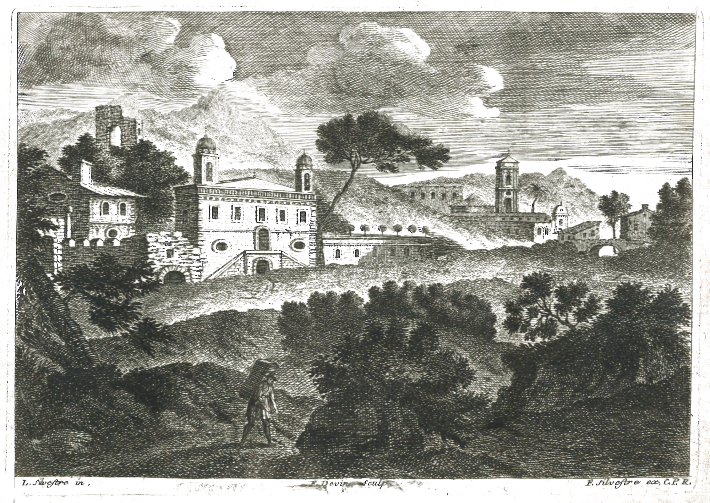 Palais avec deux clochetons