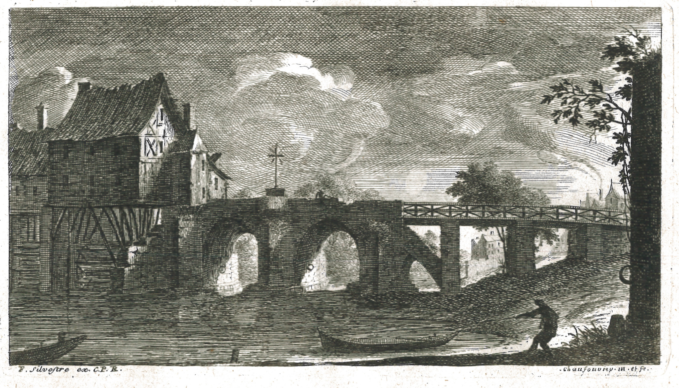 Moulin à eau et son pont
