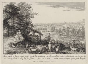 Puer parvulus minabit eos par Charles-François Silvestre