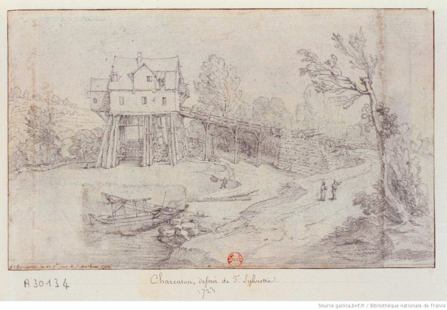 A Charenton. Le 21 septembre jour de S. Mathieu 1723