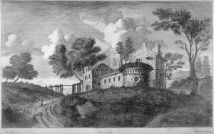 Hameau par Louis Silvestre - Charles-François Silvestre