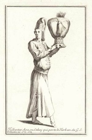 Tulbentar Aga ou celuy qui porte le turban du Grand Sultan par Charles-François Silvestre