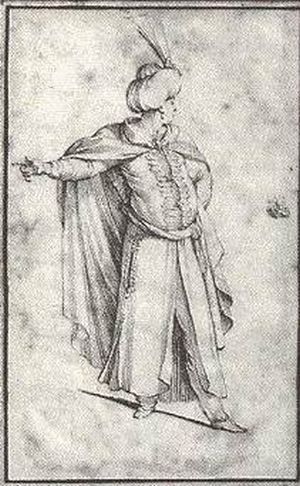 Un oiseleur par Charles-François Silvestre