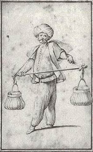 Porteur d'eau par Charles-François Silvestre