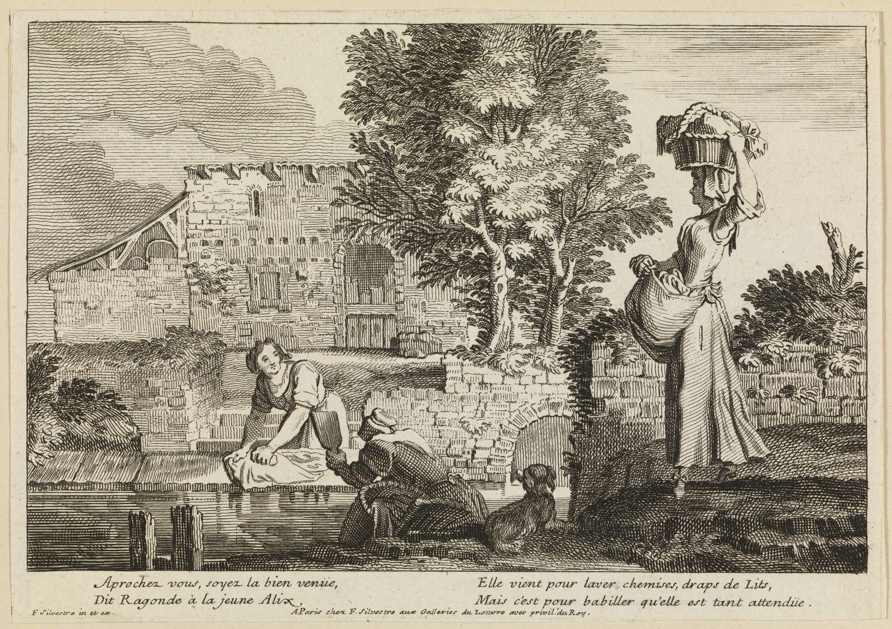 Alix au lavoir