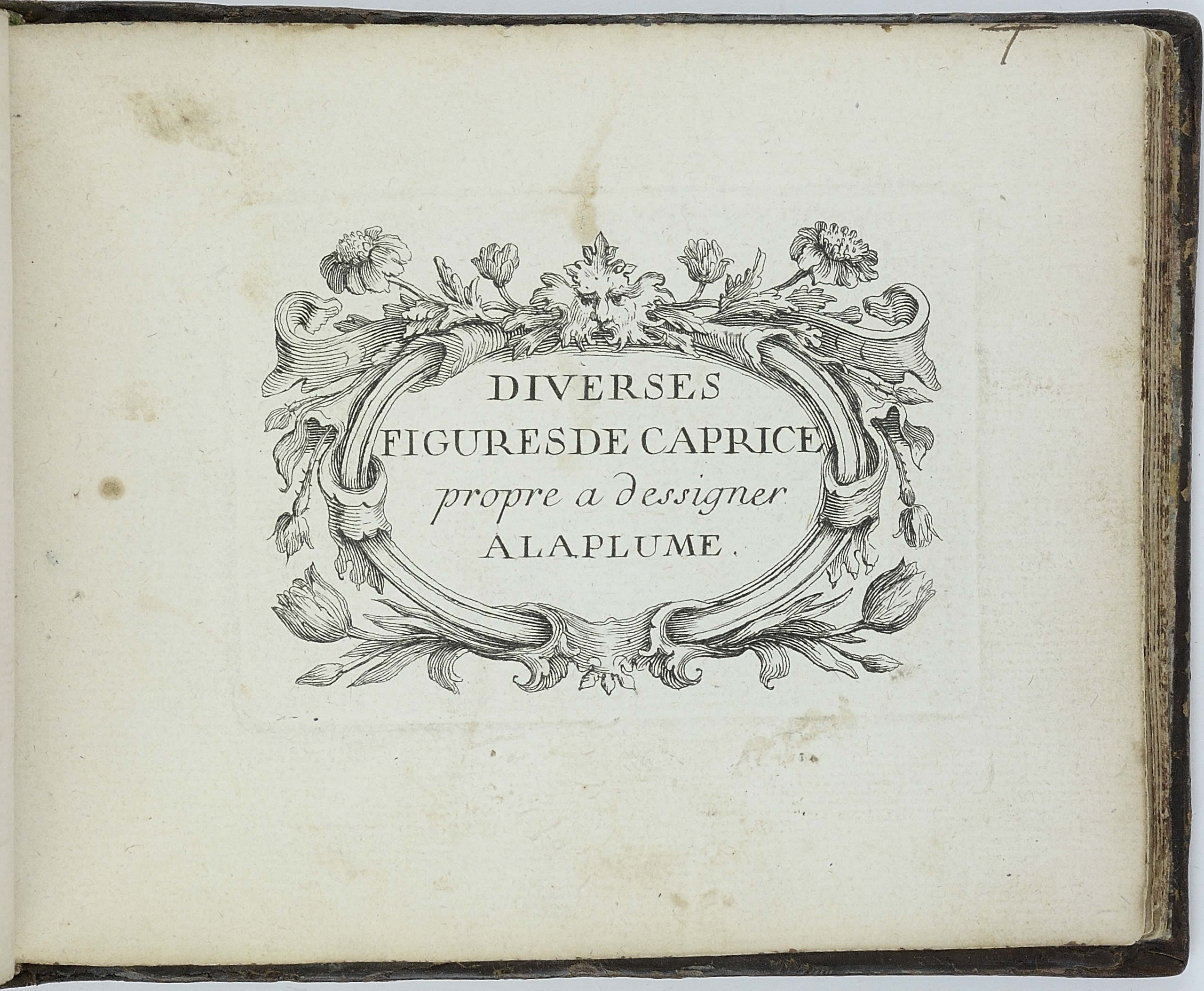 Diverses Figures de Caprice propre à dessigner la plume
