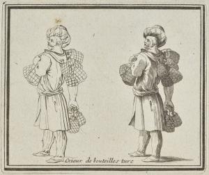 Crieur de bouteilles turc par Charles-François Silvestre