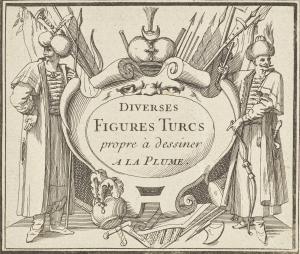 Diverses Figures Turcs propre à dessiner à la plume par Charles-François Silvestre