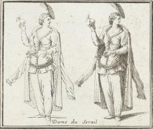 Dame du Sérail par Charles-François Silvestre