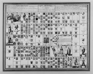 Carte méthodique pour apprendre aisément le Blason par Charles-François Silvestre