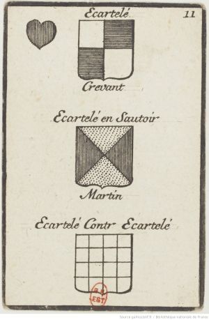 11 Trois de cœur  par Charles-François Silvestre