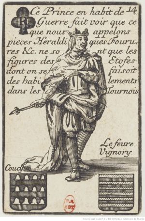 14 Roi de trèfle par Charles-François Silvestre