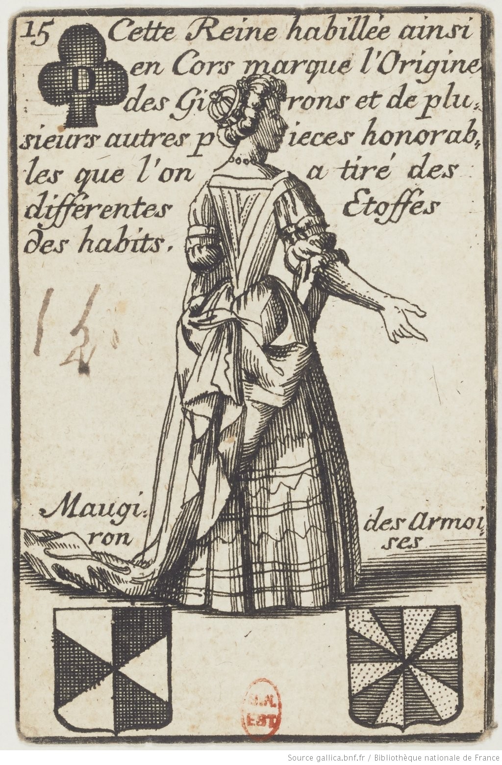 15 Dame de trèfle