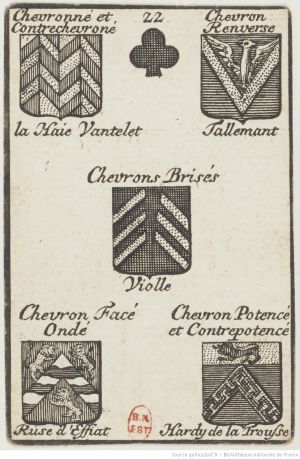 22 Cinq de trèfle par Charles-François Silvestre