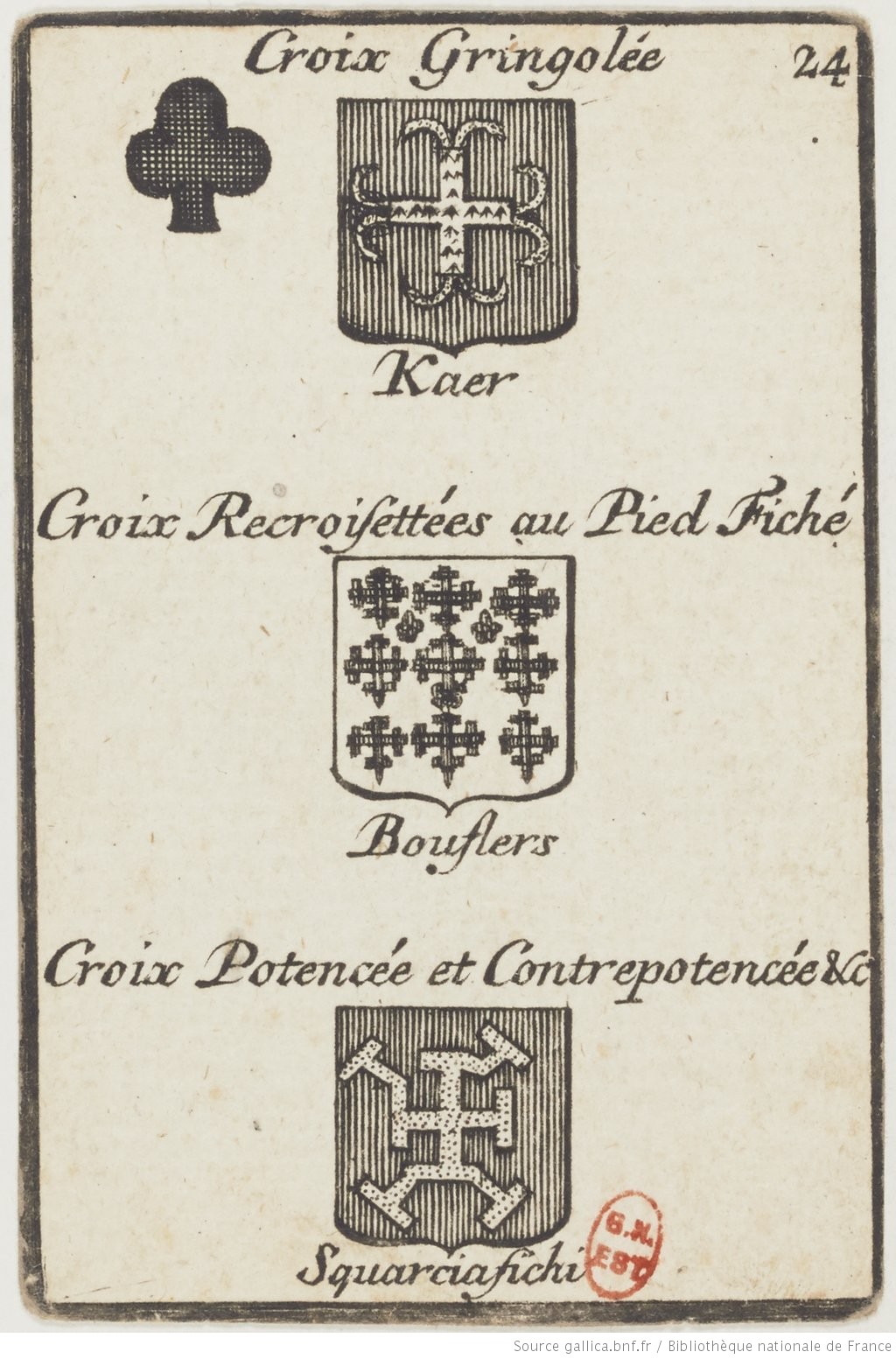 24 Trois de trèfle