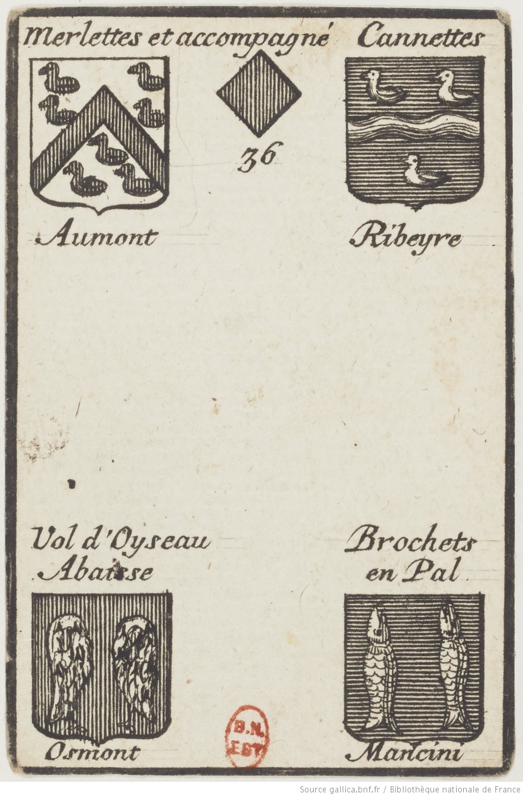 36 Quatre de carreau