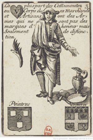 3 Valet de cœur  par Charles-François Silvestre