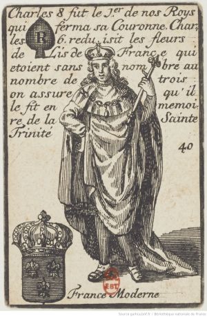 40 Roi de pique par Charles-François Silvestre