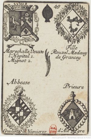 49 Quatre de pique par Charles-François Silvestre