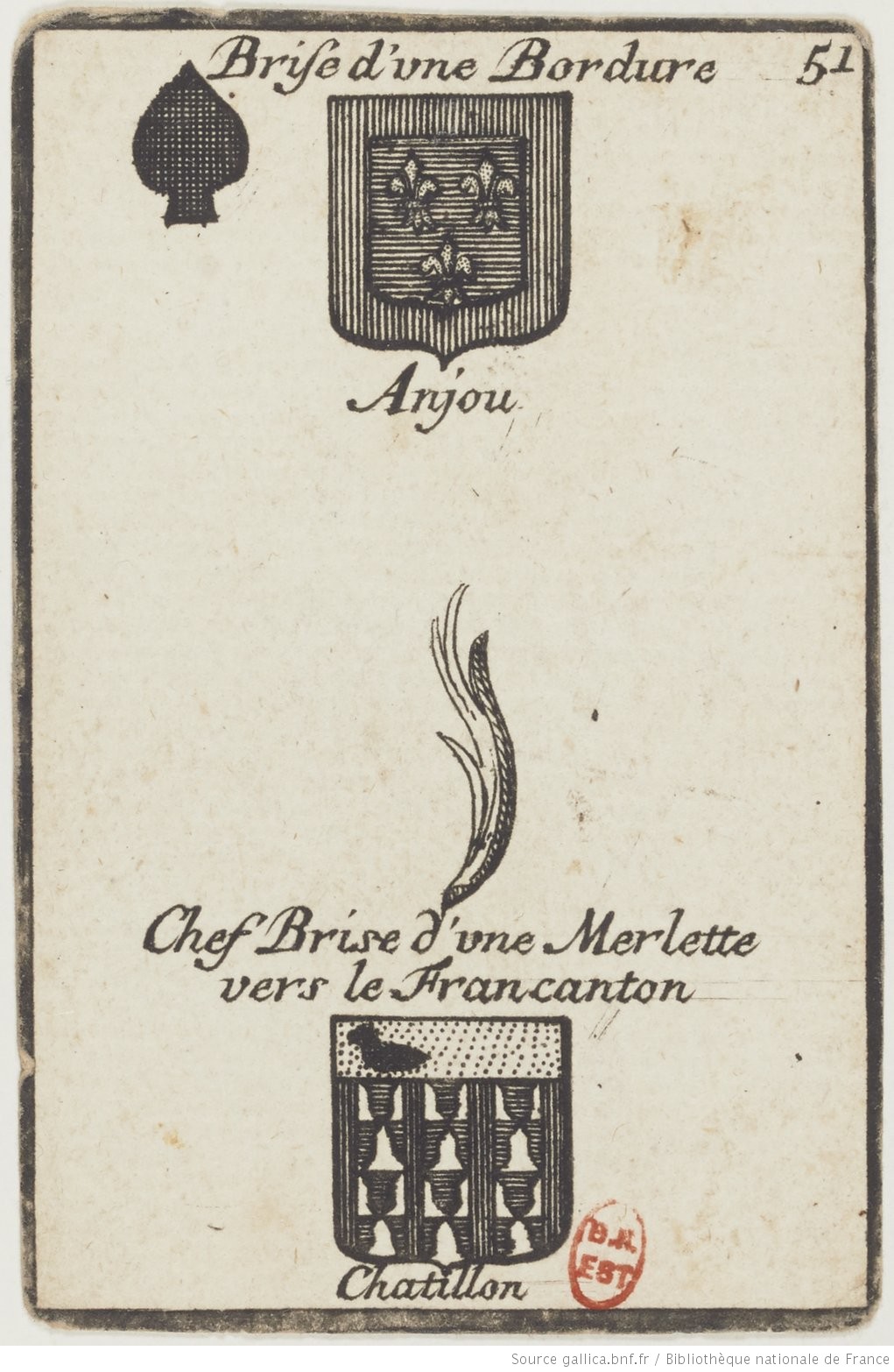 51 Deux de pique