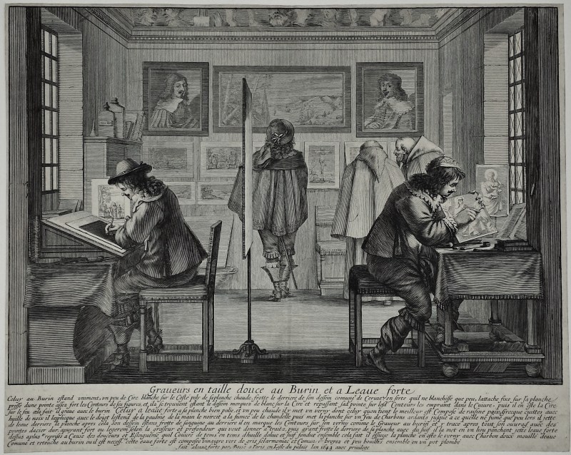 Les graveurs en taille-douce