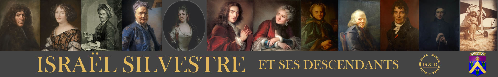 Bannière du site Israël Silvestre et ses descendants