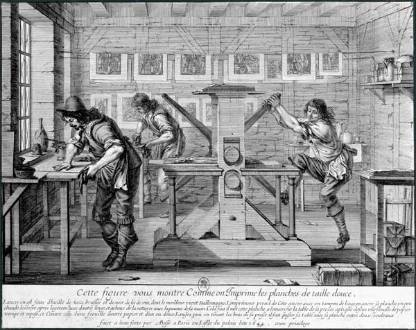 Les Imprimeurs en taille-douce