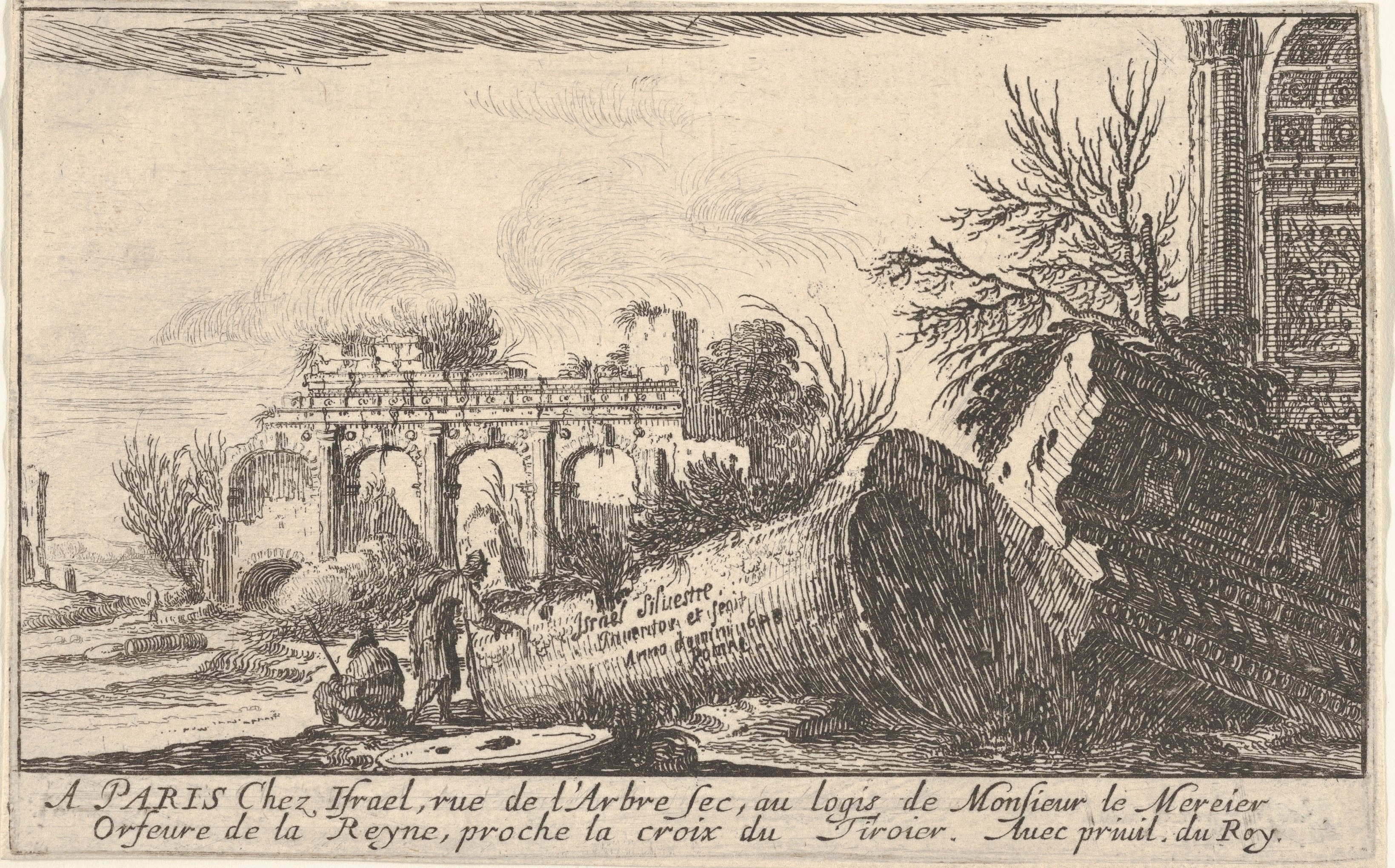 Israël Silvestre : Thermes Antonins.