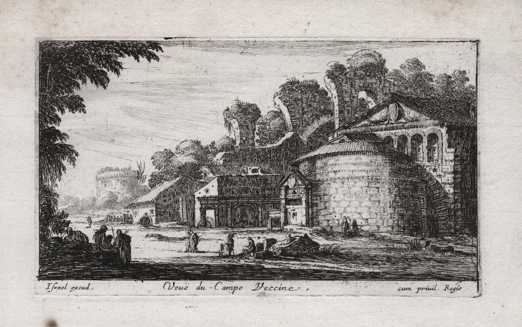 Israël Silvestre : Veuë du Campo Veccine.