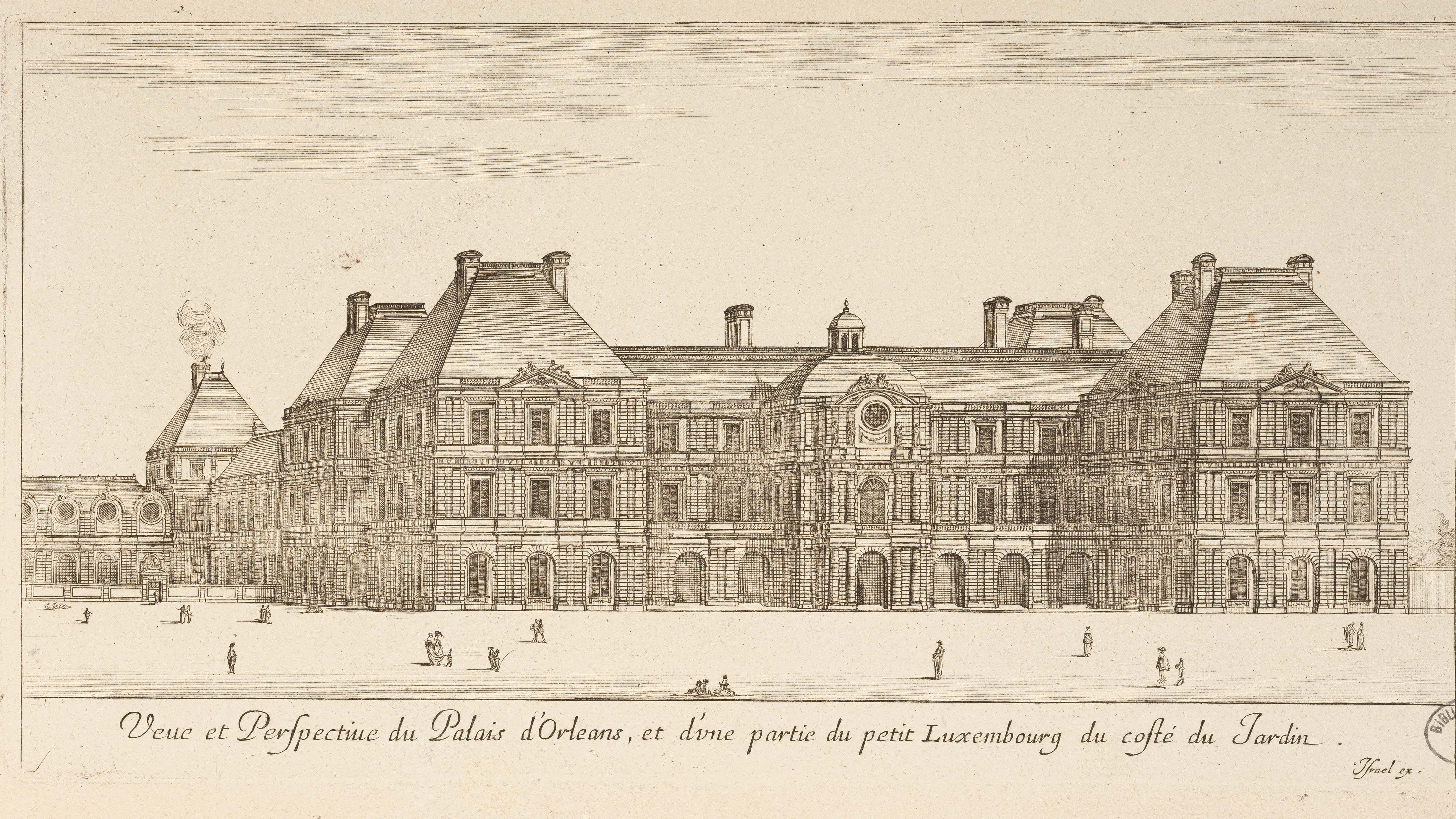 Israël Silvestre : Veue et Perspective du Palais d