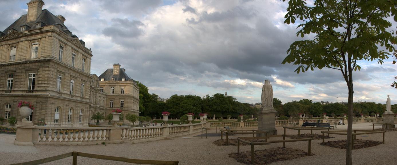Israël Silvestre : Veüe et Perspective de Luxembourg du costé du Jardin, a present appellé Palais d