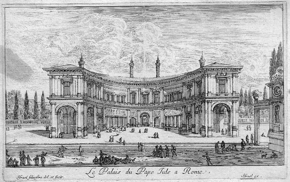 Israël Silvestre : Le Palais du Pape Jule a Rome.