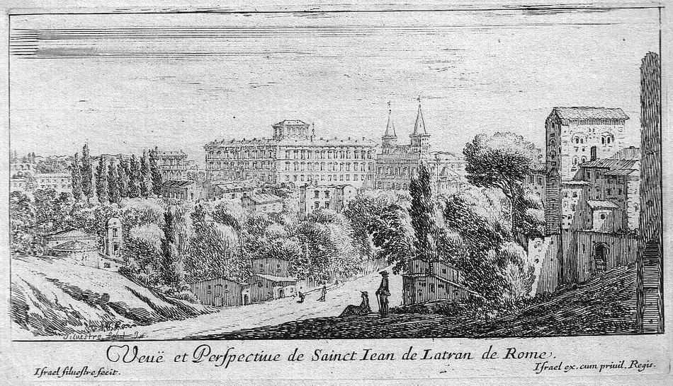 Israël Silvestre : Veuë et Perspective de Sainct Iean de Latran de Rome.