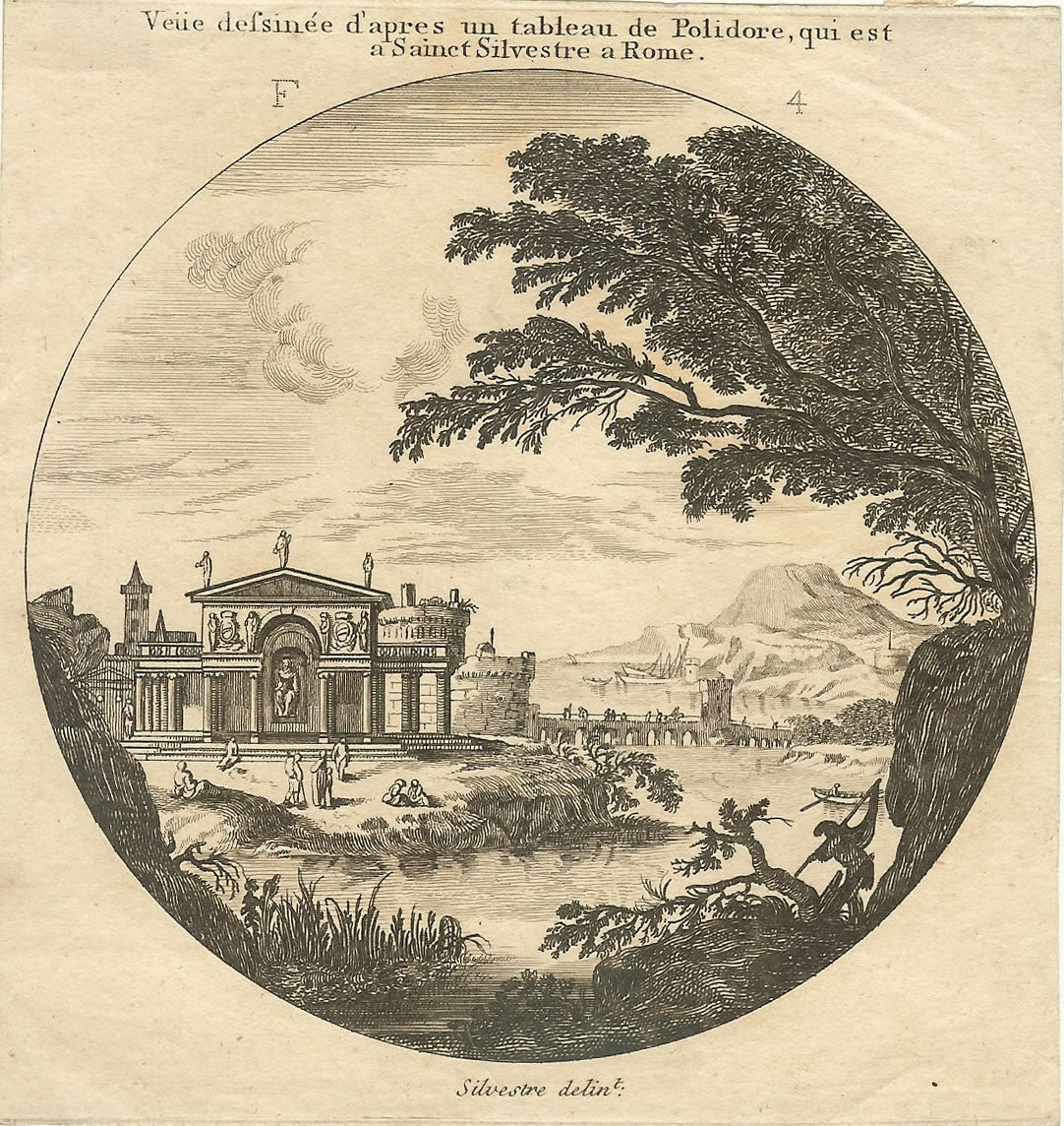 Israël Silvestre : Veue dessignée d