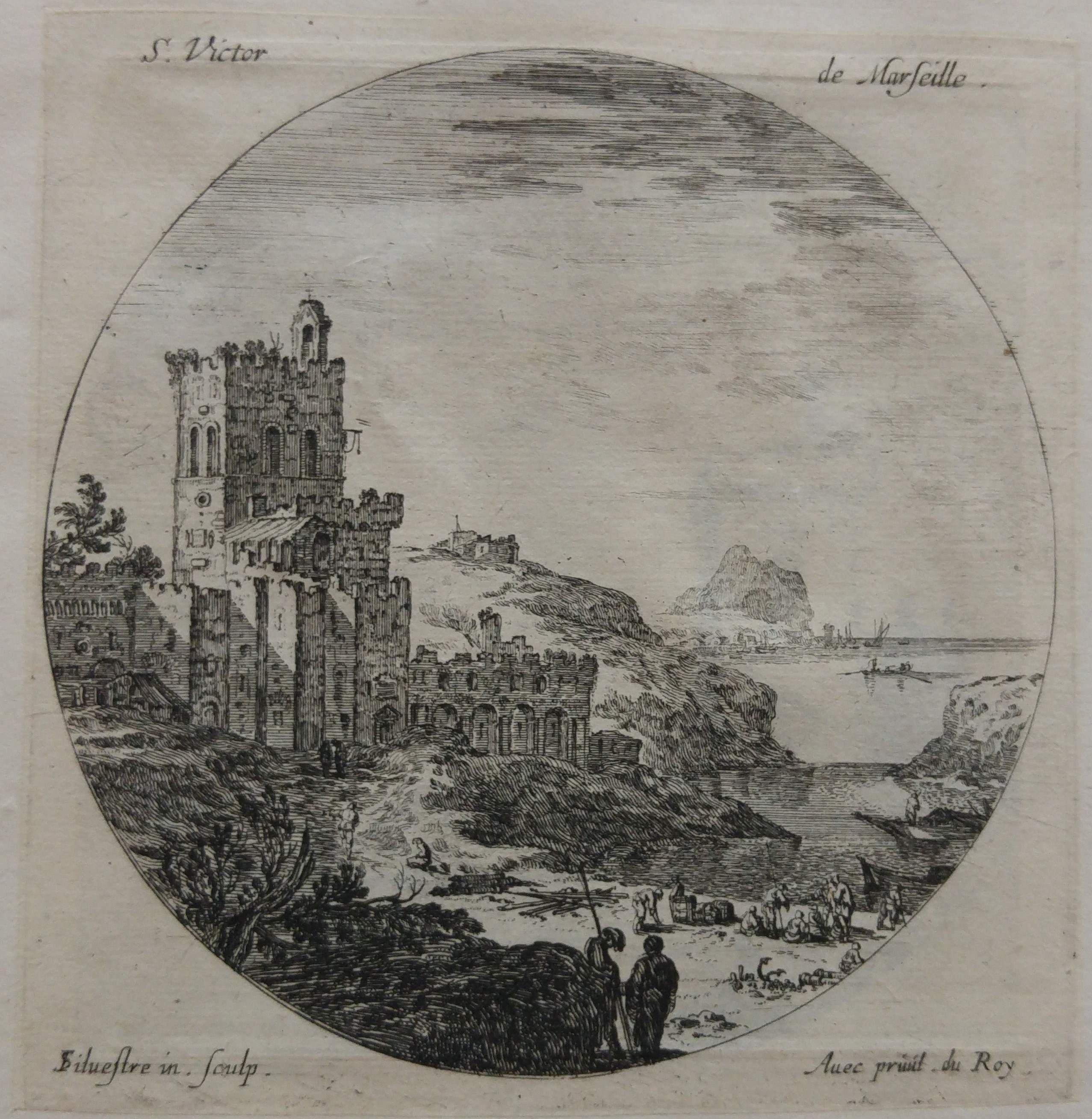 Israël Silvestre : S. Victor de Marseille.