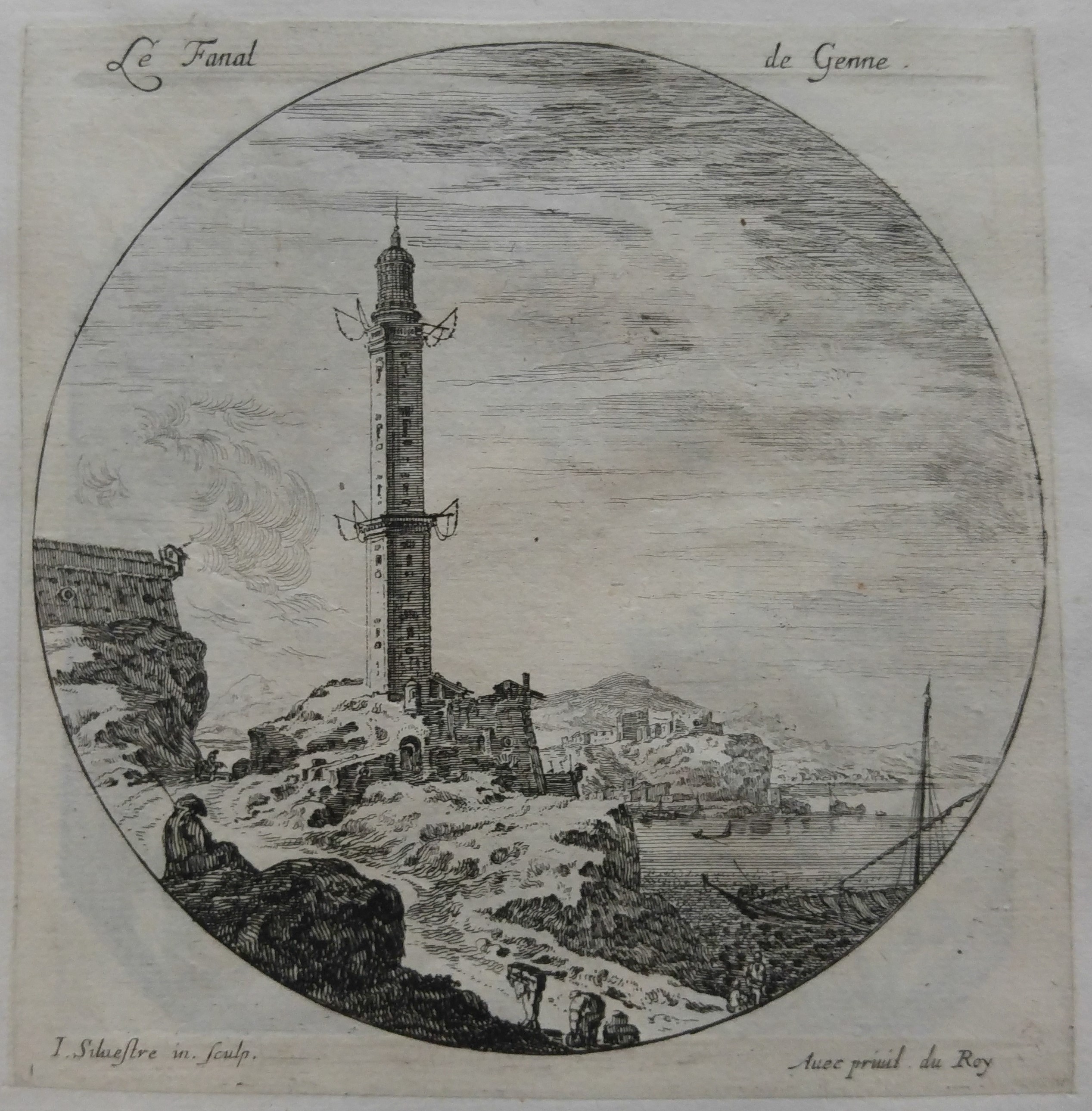 Israël Silvestre : Le Fanal de Genne.