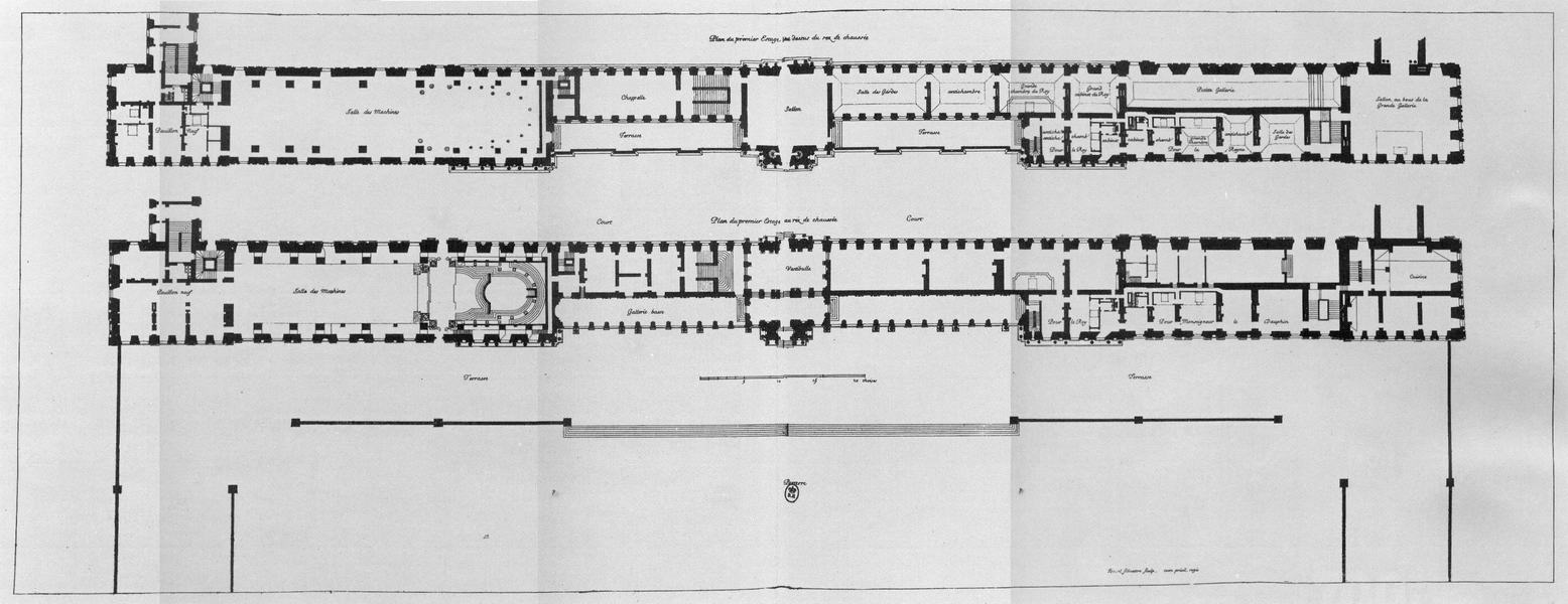 Israël Silvestre : Plan general du palais des Thuilleries
